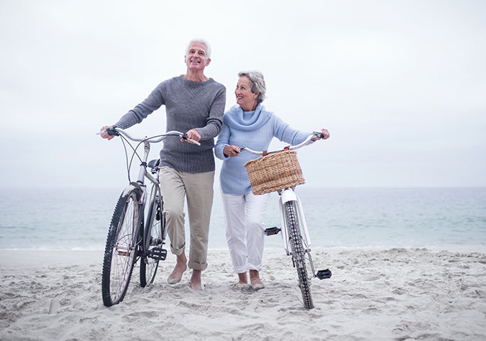 happy senior couple Reverse Mortagage Loan